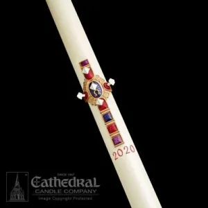 1-3/4" x 36" Christ Victorious Paschal Candle