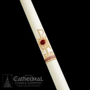1-3/4" x 36" Holy Trinity Paschal Candle