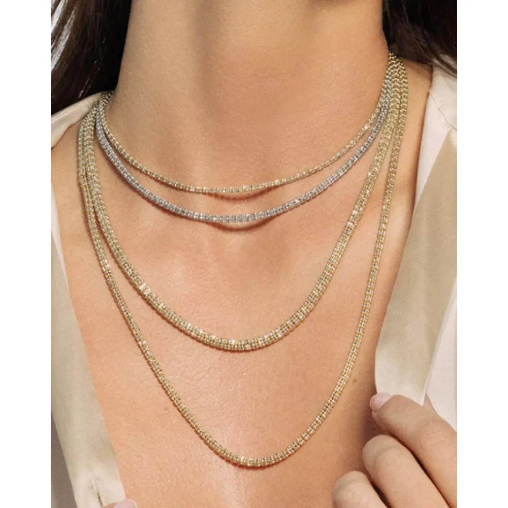 14k Diamond-Cut Fancy Ice Chain, 18"