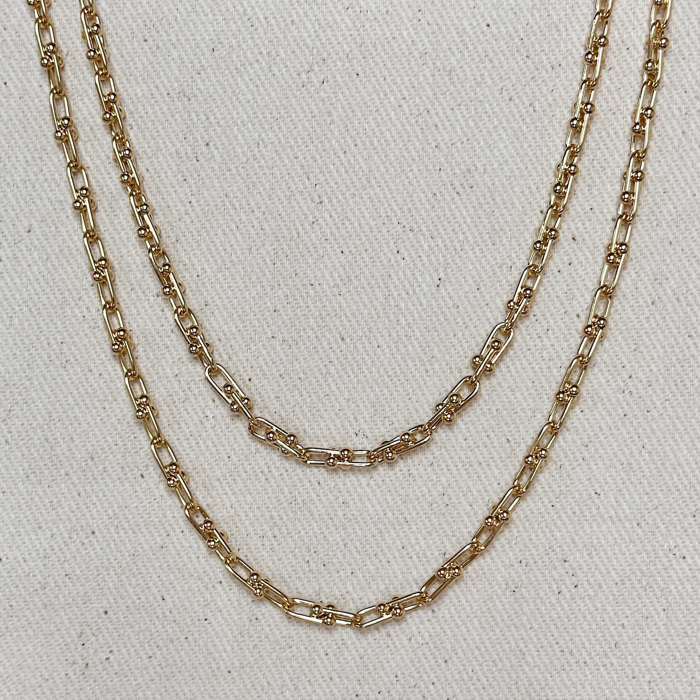 18k Gold Filled Link Chain