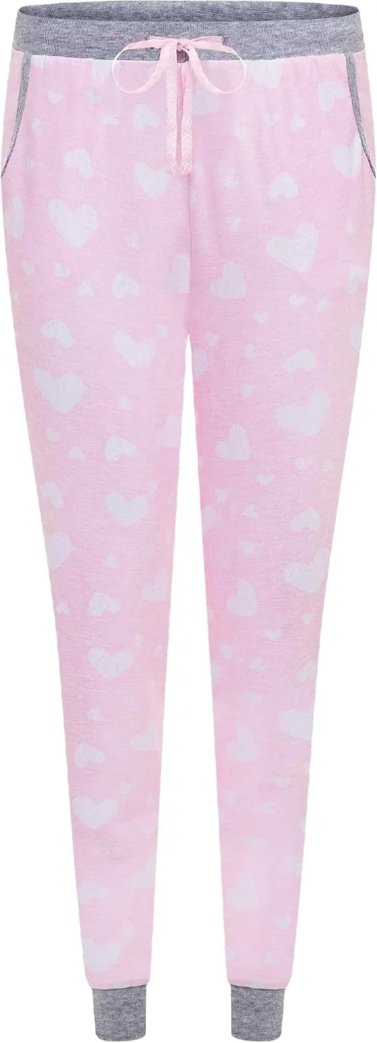 2-Pack of Women's Cozy Butter Soft Jersey Lounge Pants with Pockets and Drawstring  Perfect for Lounging and Sleeping