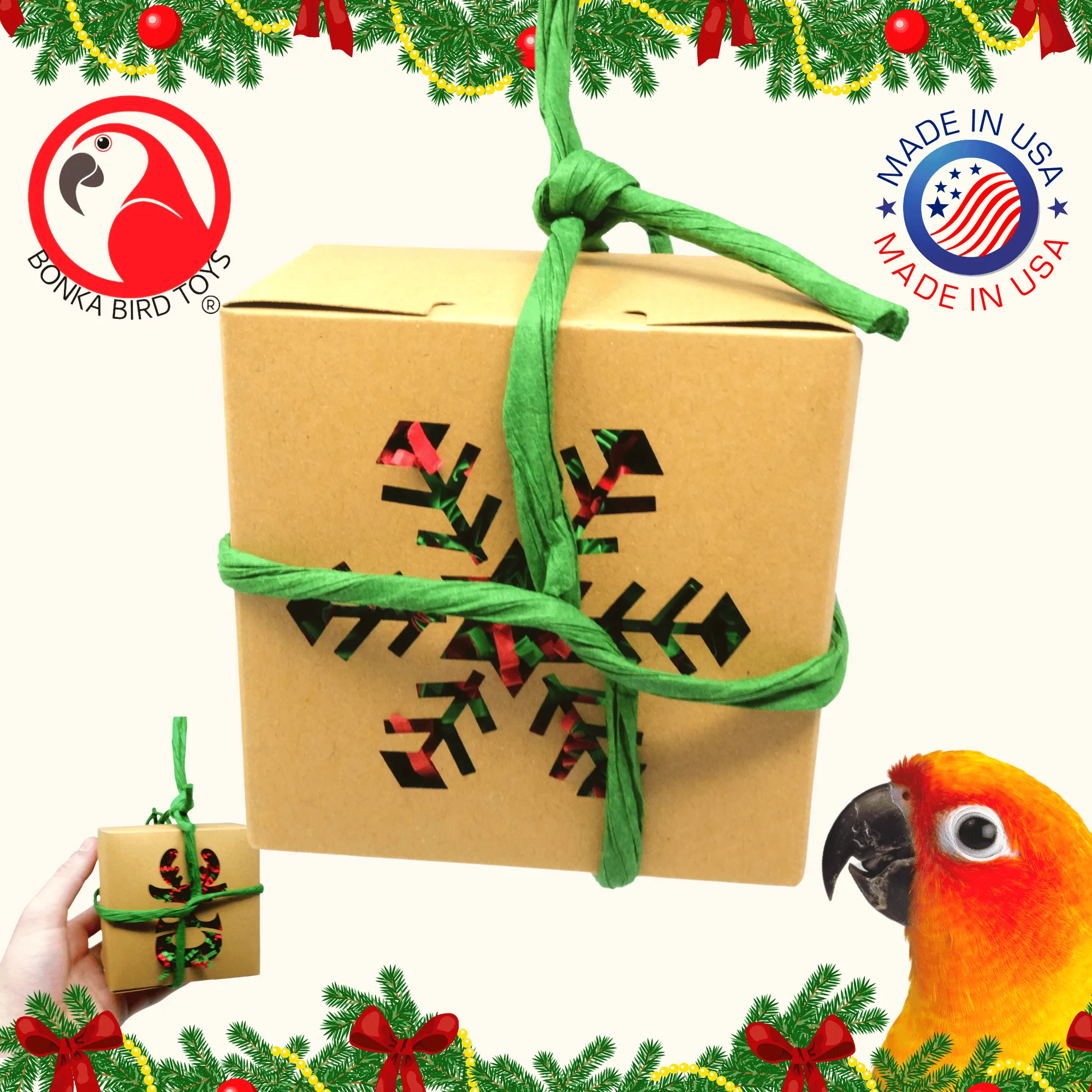 2985 Natural Christmas Box