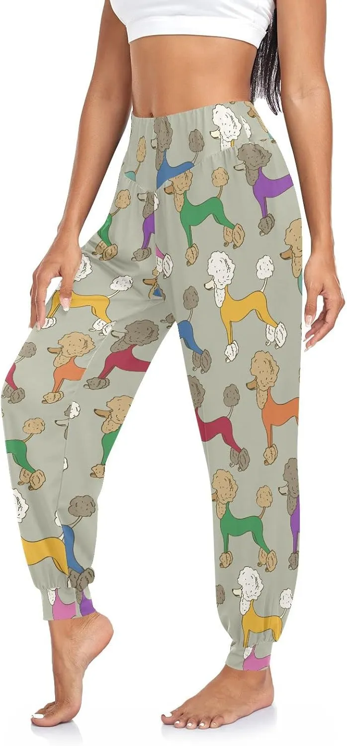 Aflyko Women Boho Trousers Comfy Sweatpants Yoga Urban Dance Pants S-2XL