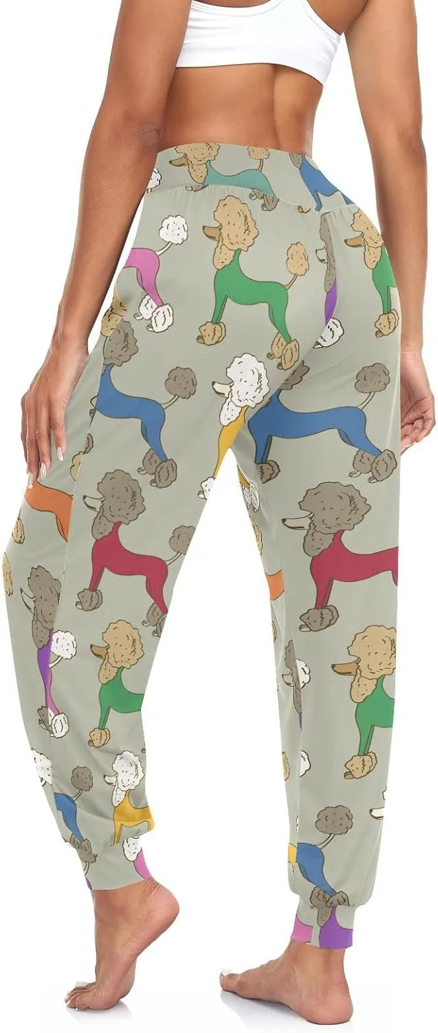 Aflyko Women Boho Trousers Comfy Sweatpants Yoga Urban Dance Pants S-2XL