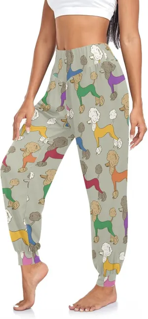 Aflyko Women Boho Trousers Comfy Sweatpants Yoga Urban Dance Pants S-2XL