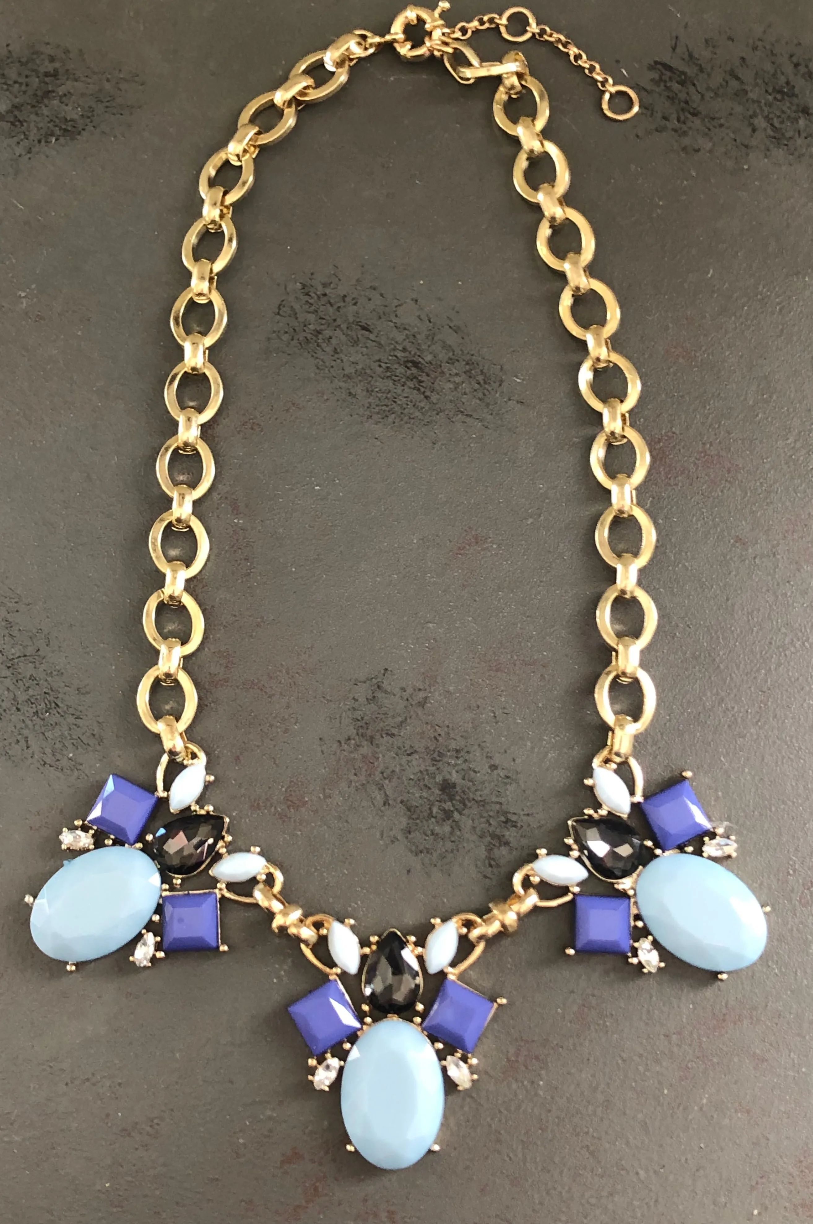 Amy Rhinestone Statement Necklace