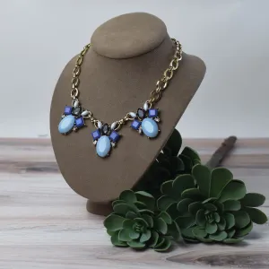 Amy Rhinestone Statement Necklace