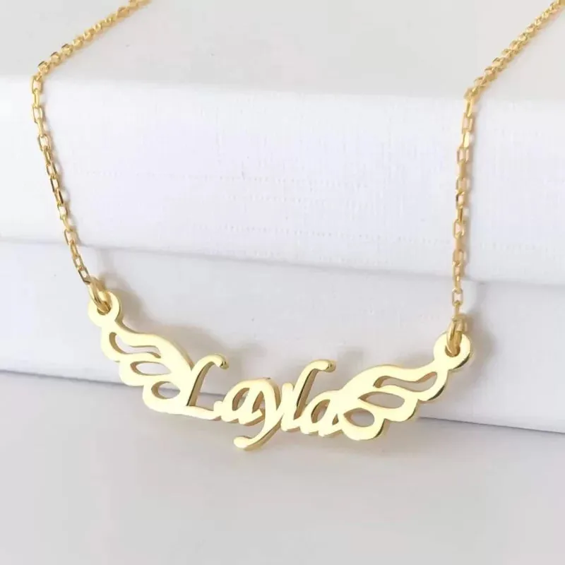 Angel Name Necklace