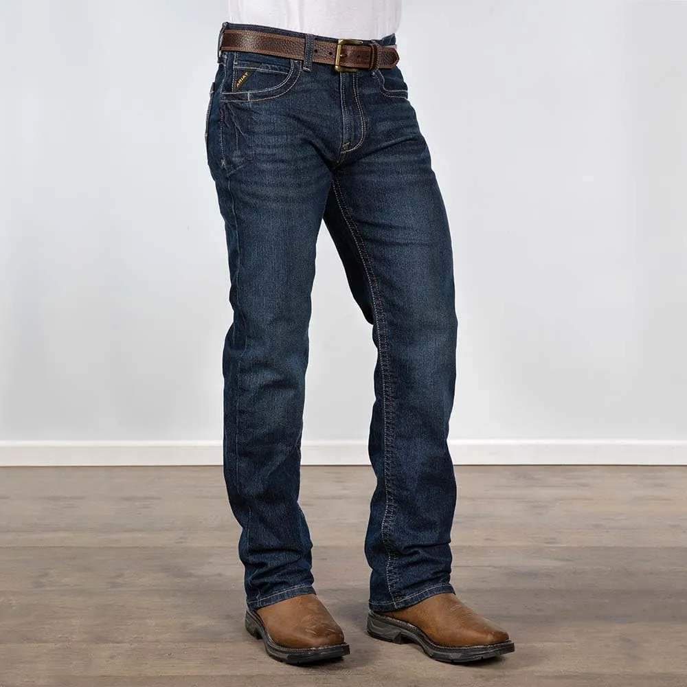Ariat Men's Rebar M4 Relaxed DuraStretch Basic Boot Cut Jean