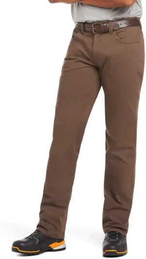 ARIAT Men's Rebar M4 Relaxed Durastretch Made Tough Stackable Straight Leg Pant