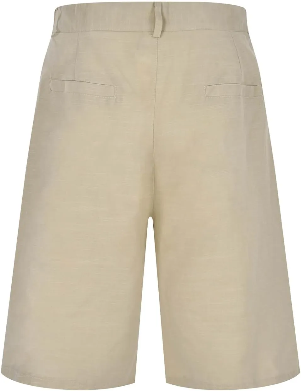 Bermuda Shorts for Men Mid Waisted Dressy Flat Front Straight Leg Button Shorts Causal Summer Beach Slim Fit Short Pants