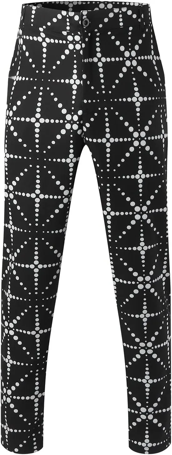 BIFUTON Mens Dress Pants, Mens Stylish Stretch Dress Pants Slim Fit Skinny Chino Pants Mens Party Business Golf Casual Slacks