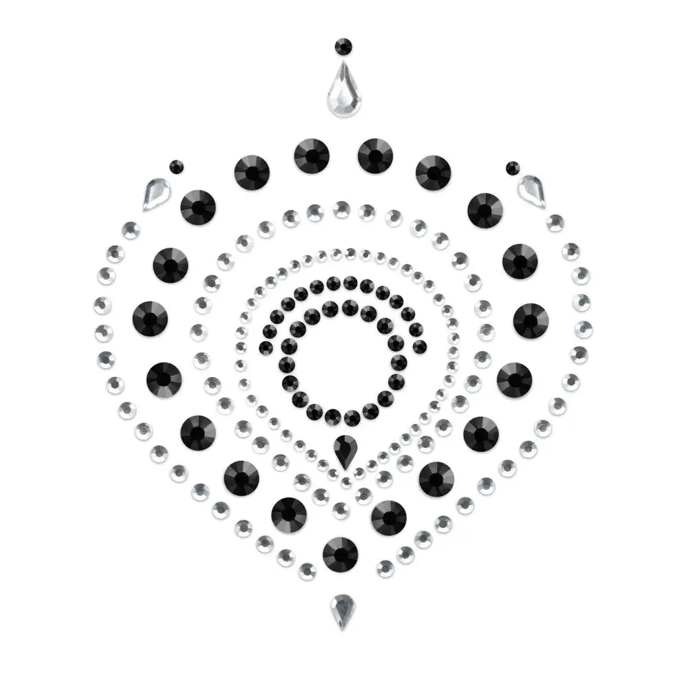Bijoux Indiscrets Black Flamboyant Rhinestone Jewellery for Her