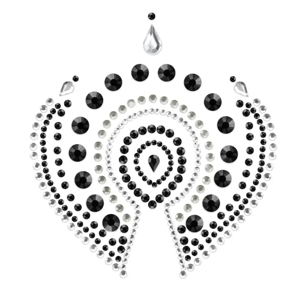 Bijoux Indiscrets Black Flamboyant Rhinestone Jewellery for Her