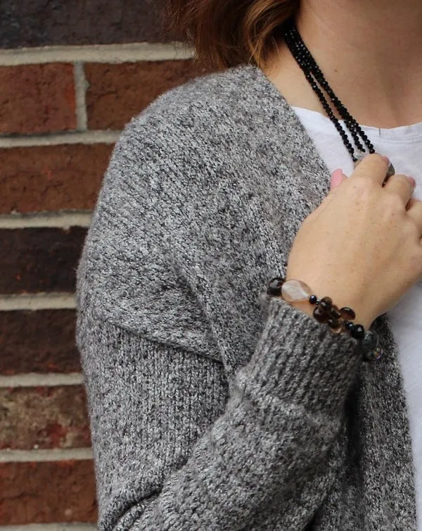 Black Agate Crystal Bracelet