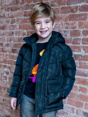 Boys Camo Summit Puffer Coat