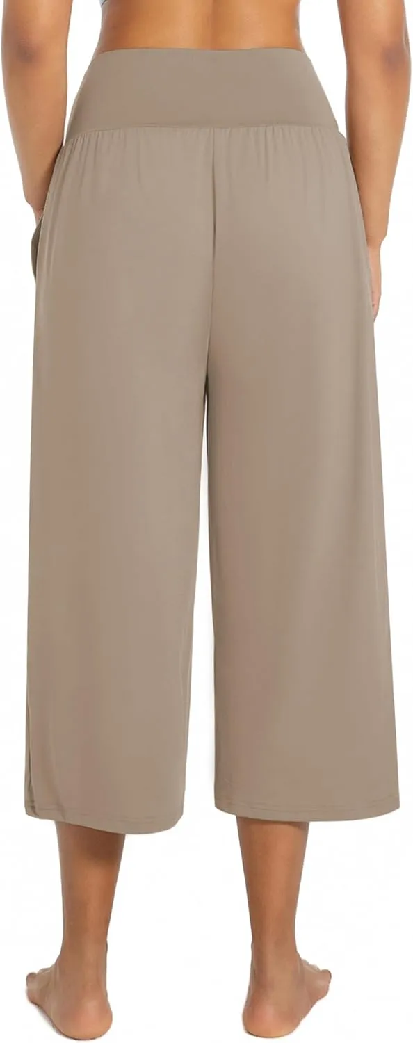BUBBLELIME 20"/27"/29"/31"/35" Women's High Waist Casual Wide Leg Yoga Pants Cozy Loose Comfy Lounge Sweatpants with Pockets