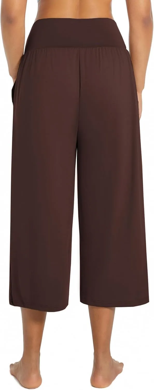 BUBBLELIME 20"/27"/29"/31"/35" Women's High Waist Casual Wide Leg Yoga Pants Cozy Loose Comfy Lounge Sweatpants with Pockets