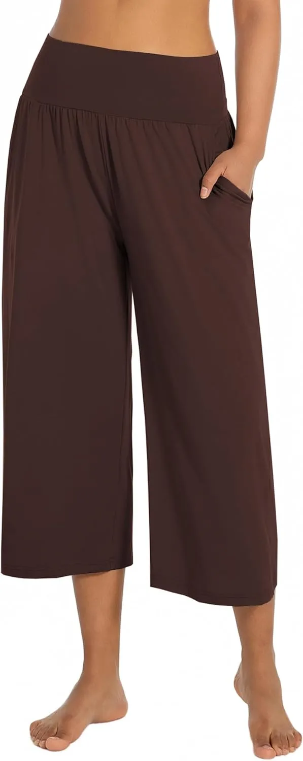 BUBBLELIME 20"/27"/29"/31"/35" Women's High Waist Casual Wide Leg Yoga Pants Cozy Loose Comfy Lounge Sweatpants with Pockets