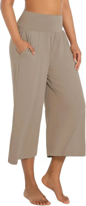 BUBBLELIME 20"/27"/29"/31"/35" Women's High Waist Casual Wide Leg Yoga Pants Cozy Loose Comfy Lounge Sweatpants with Pockets