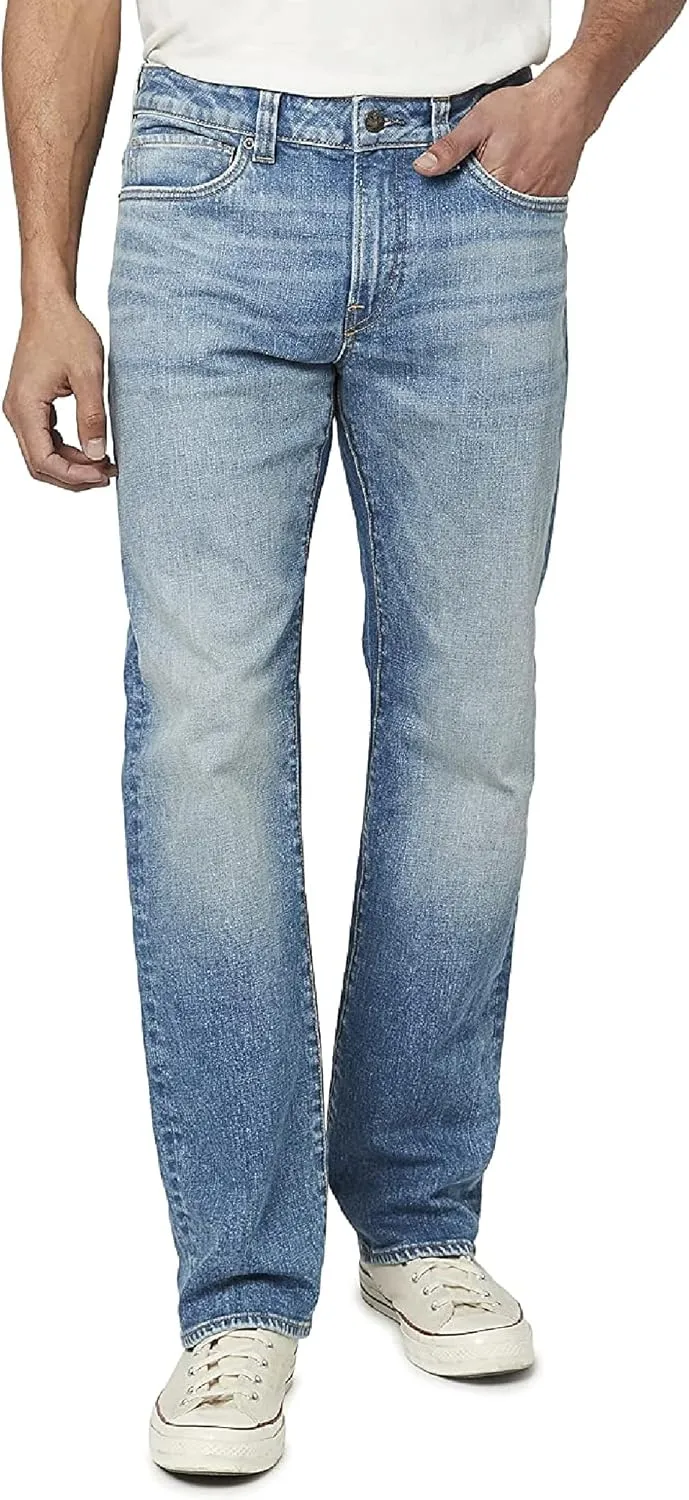 Buffalo David Bitton Men's Relaxed Straight Leg Driven Jean with Stretch Fabric