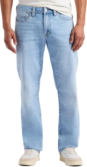 Buffalo David Bitton Men's Relaxed Straight Leg Driven Jean with Stretch Fabric