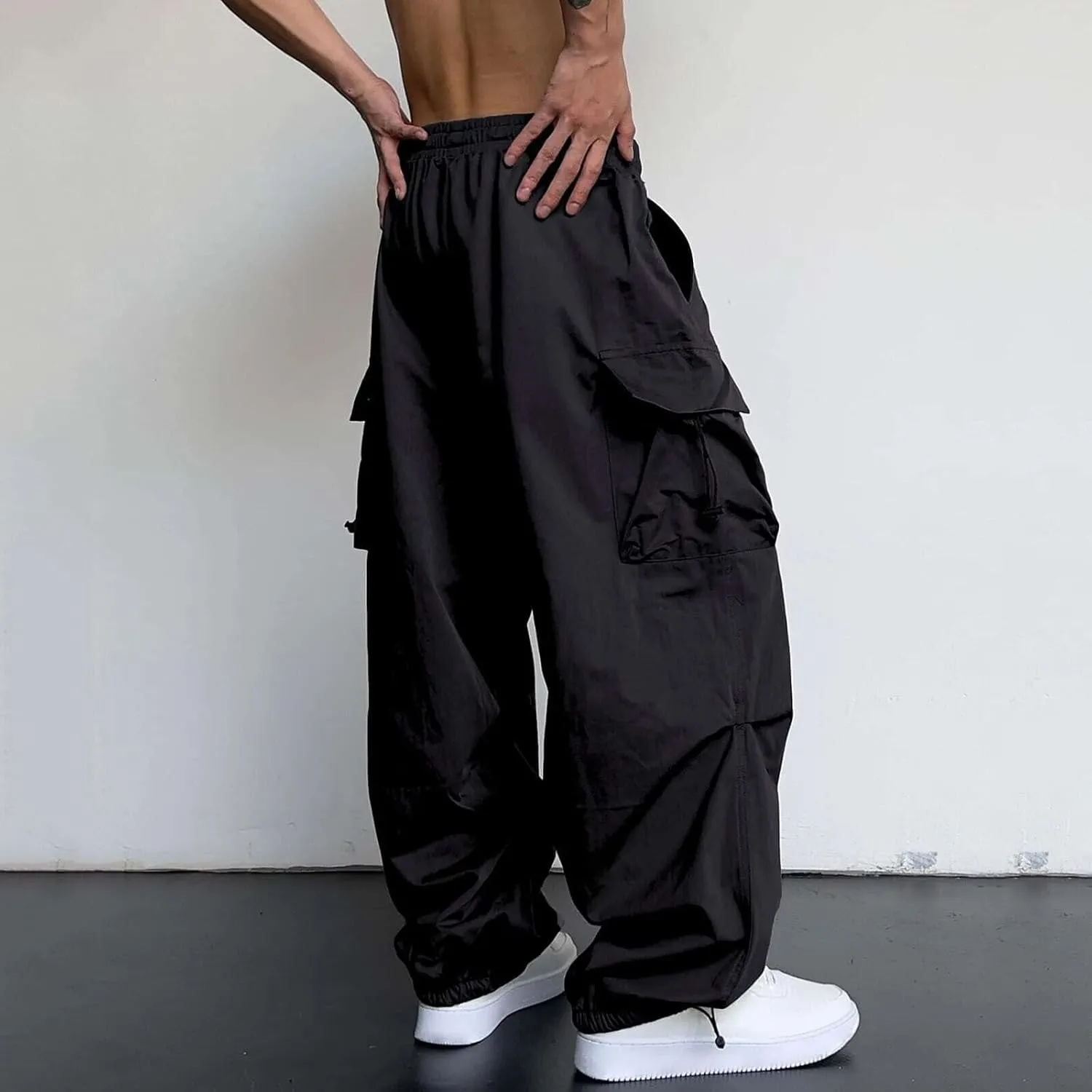 Cargo Pant for Men Big and Tall Casual Joggers Athletic Pant Flex Stretch Loose Straight Sweatpants Work Hiking Pant