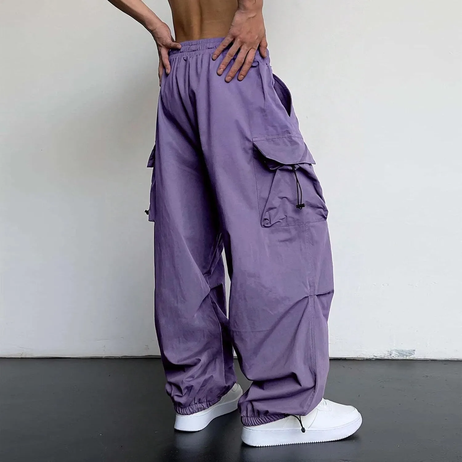 Cargo Pant for Men Big and Tall Casual Joggers Athletic Pant Flex Stretch Loose Straight Sweatpants Work Hiking Pant