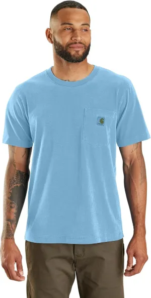 Carhartt Men's Relaxed Fit Lightweight Short-Sleeve Garment Dyed Pocket T-Shirt