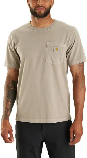 Carhartt Men's Relaxed Fit Lightweight Short-Sleeve Garment Dyed Pocket T-Shirt