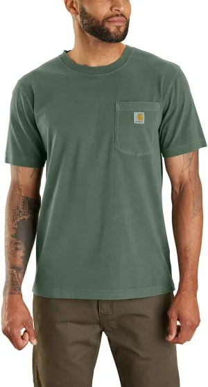 Carhartt Men's Relaxed Fit Lightweight Short-Sleeve Garment Dyed Pocket T-Shirt