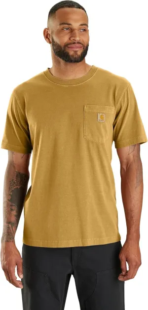 Carhartt Men's Relaxed Fit Lightweight Short-Sleeve Garment Dyed Pocket T-Shirt