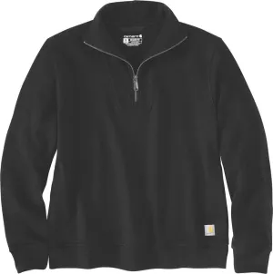 Carhartt Women's Plus Size Tencel Fiber Series Relaxed Fit 1/2 Zip Sweatshirt