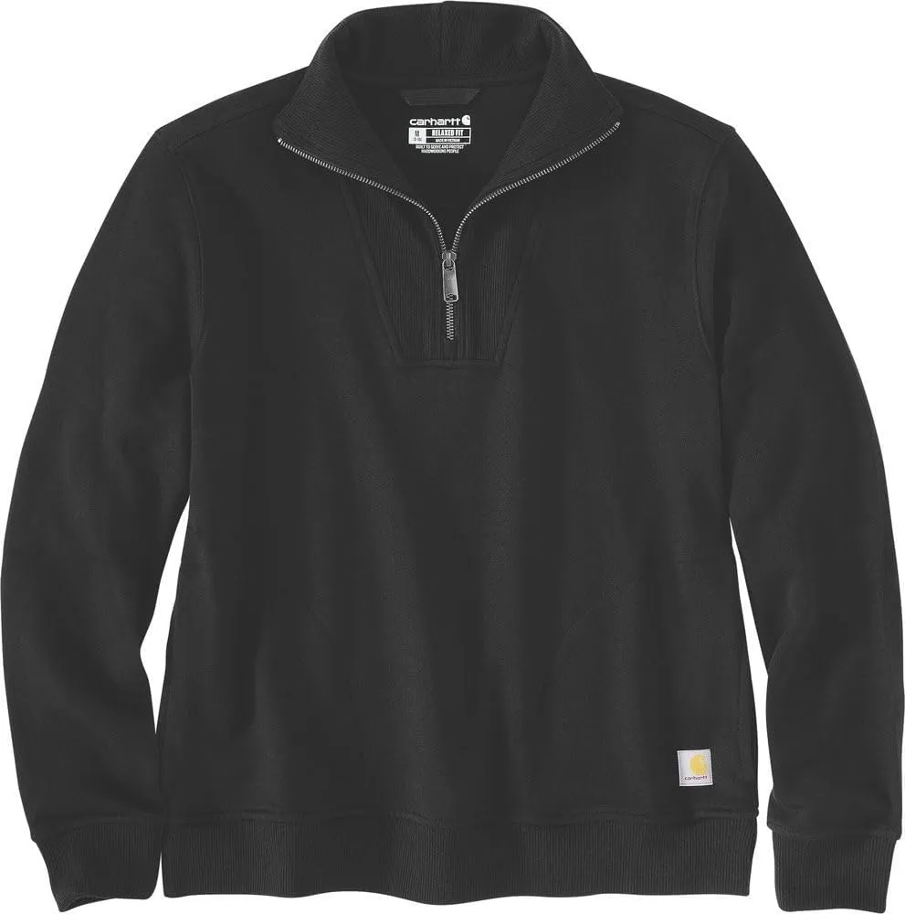 Carhartt Women's Plus Size Tencel Fiber Series Relaxed Fit 1/2 Zip Sweatshirt