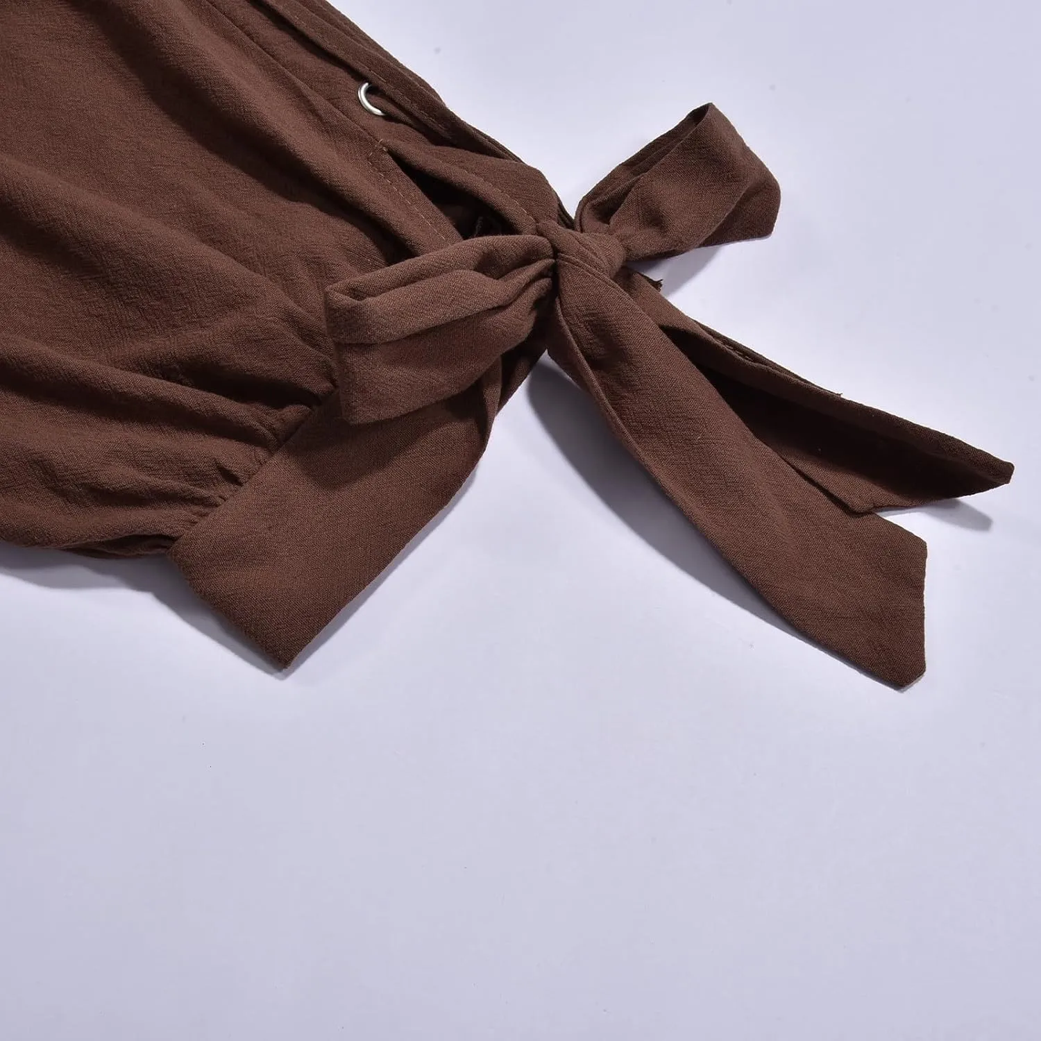Casual Capri Shorts for Mens Side Ties Mid Rise Drawstring Elastic Waisted Short Pants Slim Fit Summer Beach Leisure Shorts