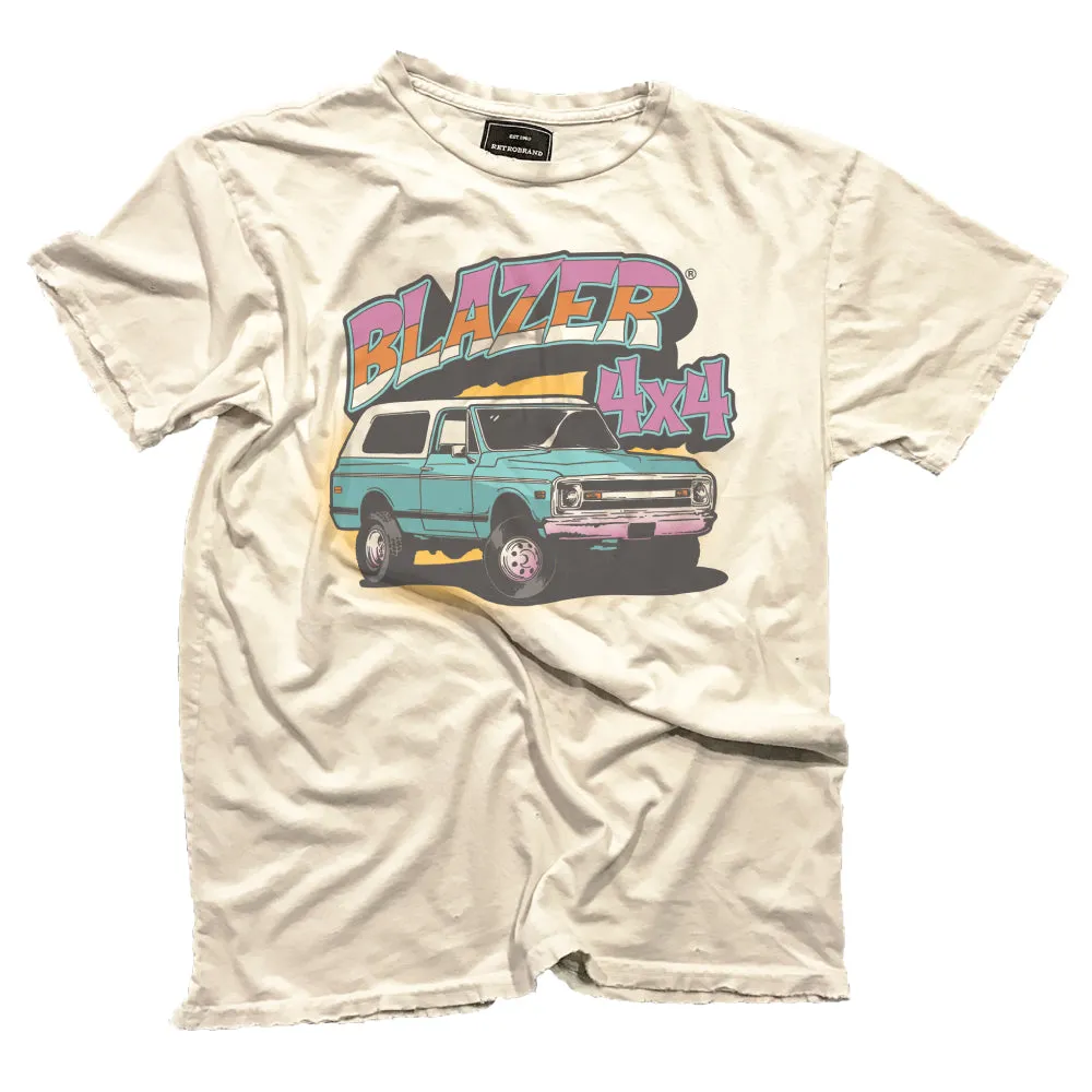 Chevy Blazer Tee (Antique White   Blue)