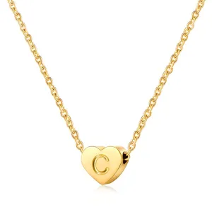 Chilli Waterproof Heart Necklace Golden O