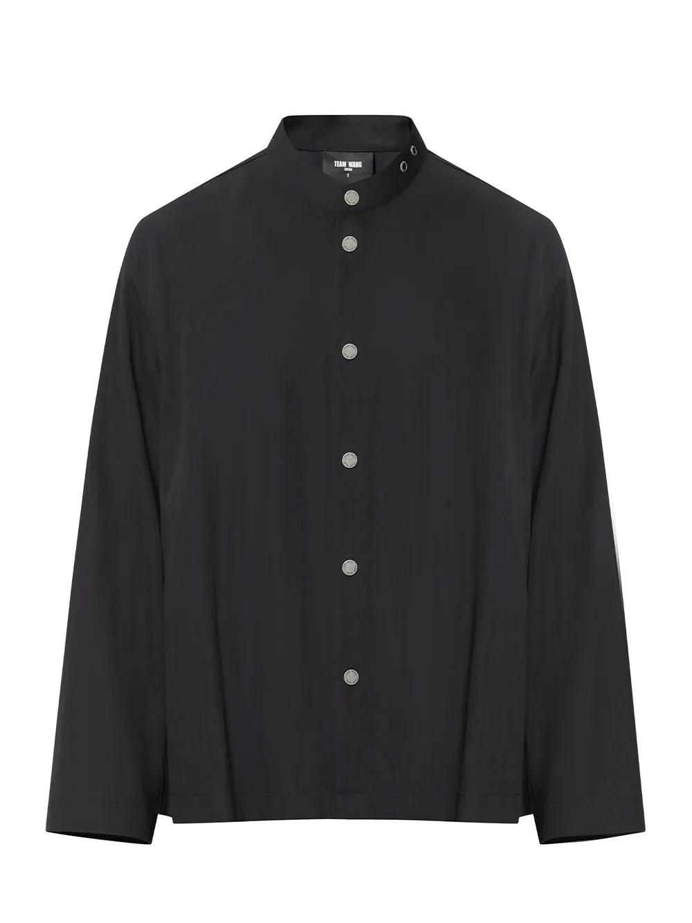 Choice Banded Collar Shirt (Black)