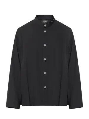 Choice Banded Collar Shirt (Black)