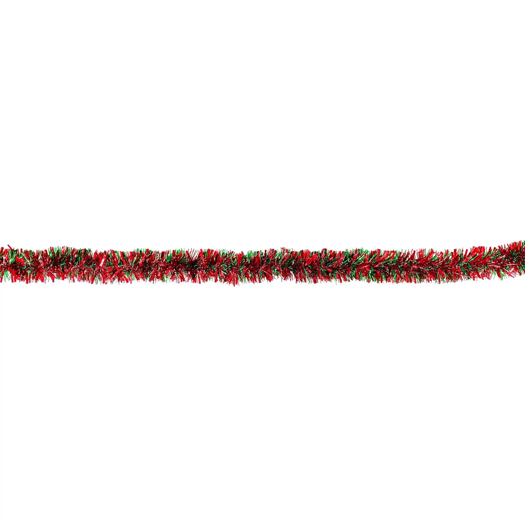 Christmas Giant Tinsel Garland Red/Green 9' | 1ct