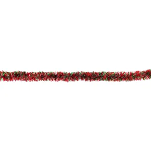 Christmas Giant Tinsel Garland Red/Green 9' | 1ct