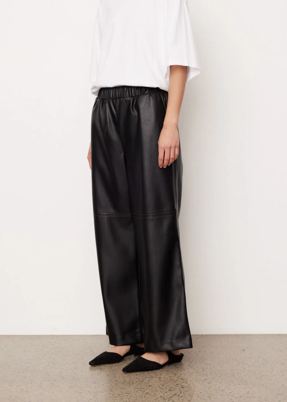 Claudia Vegan Leather Pants