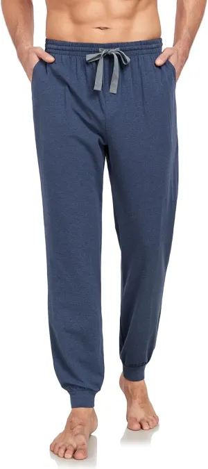 COLORFULLEAF Mens Cotton Pajama Pants Lightweight Jogger Pajama Bottoms Soft Lounge Pants with Pockets