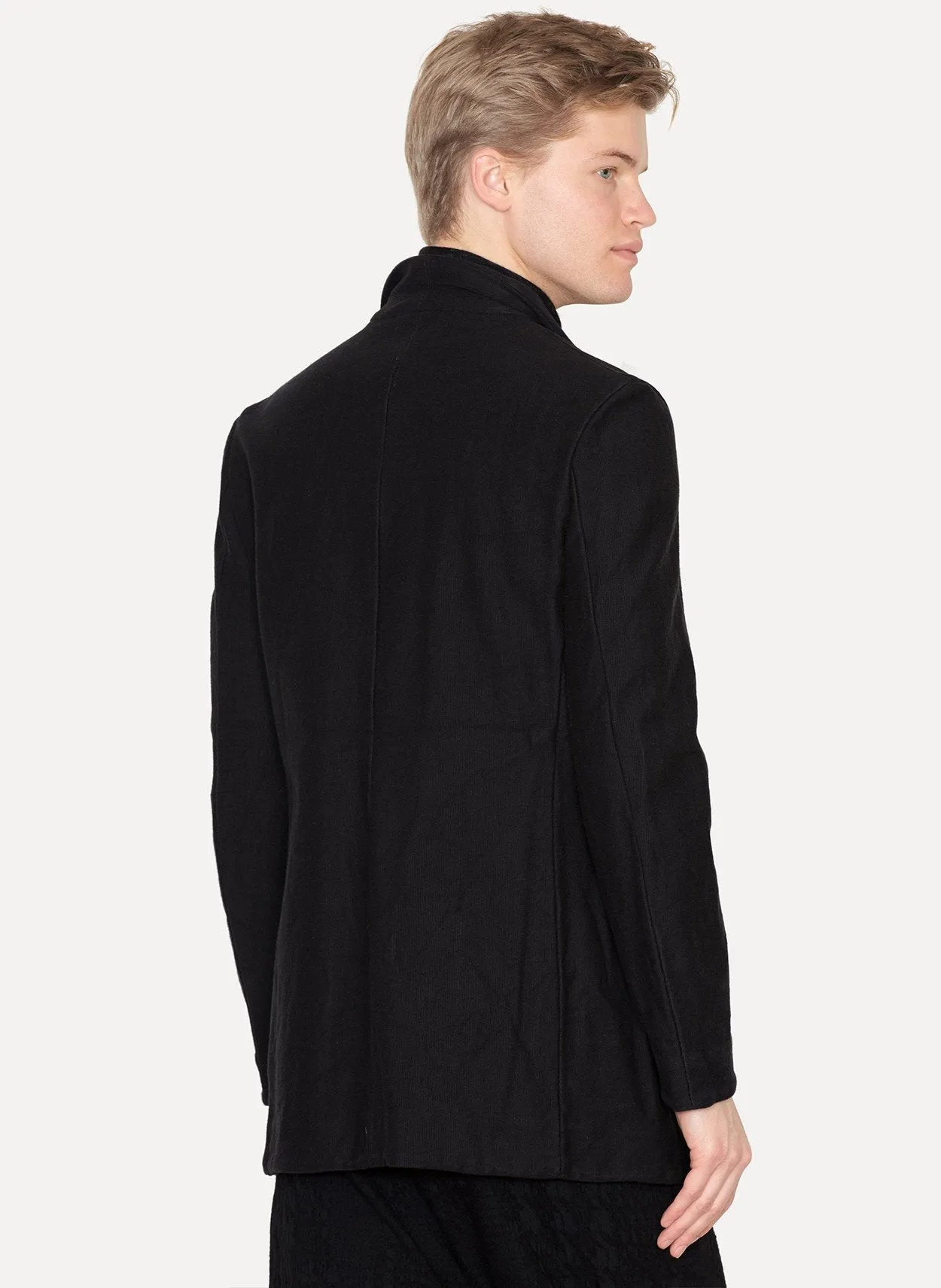 Cotton Compact Knit Blazer