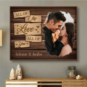 Couple - I Completely Love You - Personalized Poster