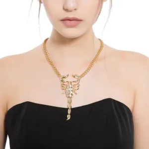 Crystal Scorpion Necklace
