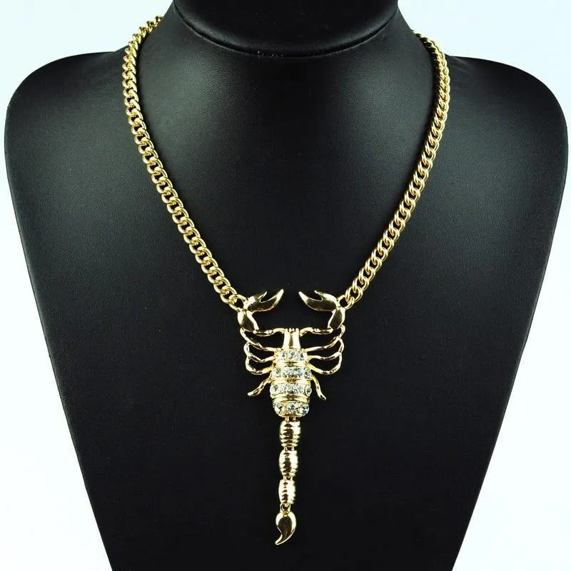 Crystal Scorpion Necklace