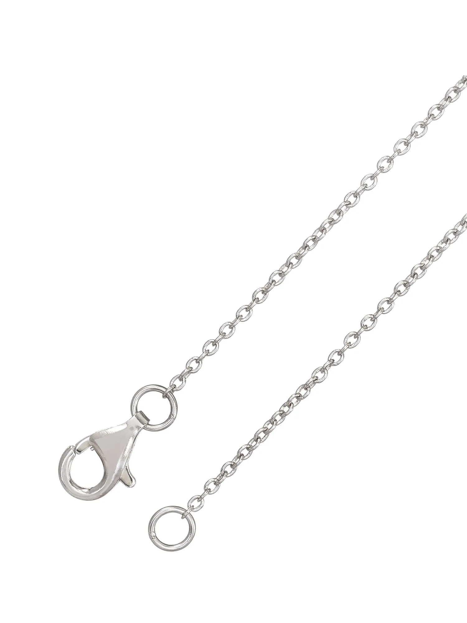 Dancing American Diamond Infinity Pendant In 925 Silver