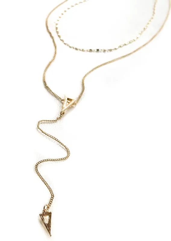Don't Look Down Layered Delicate Necklace