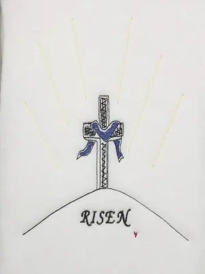 Easter Cross RISEN - Embroidery Design